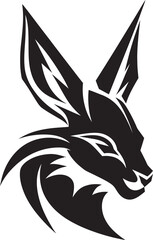 Black Hare Vector Logo A Bold and Striking Logo for Your Company Black Hare Vector Logo A Modern and Sophisticated Logo for Your Organization