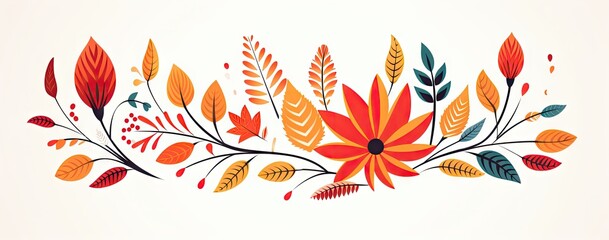 Obraz premium happy thanksgiving banner on white background Generative AI