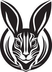 Black Hare Vector Logo A Bold and Striking Logo for Your Brand Black Hare Vector Logo A Modern and Sophisticated Logo for Your Business