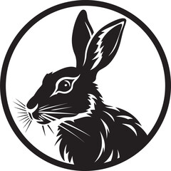 Black Hare Vector Logo A Versatile and Adaptable Logo for Any Industry Black Hare Vector Logo A Memorable and Distinctive Logo for Your Brand