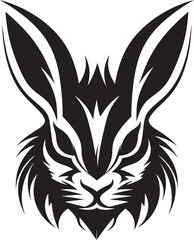 Black Hare Vector Logo A Bold and Striking Logo for Your Brand Black Hare Vector Logo A Modern and Sophisticated Logo for Your Business