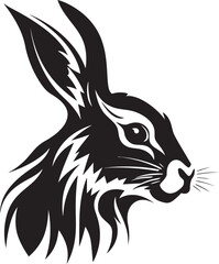 Black Hare Vector Logo A Refined and Polished Logo for Your Business Black Hare Vector Logo A Strong and Bold Logo for Your Company