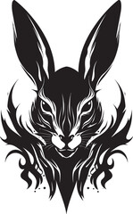 Black Hare Vector Logo A Sleek and Streamlined Logo for Your Brand Black Hare Vector Logo A Dynamic and Engaging Logo for Your Business