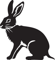 Black Vector Rabbit A Logo Thats as Bold as a Lion Black Vector Rabbit A Logo Thats Hopping into the Future