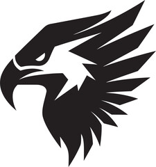 Void Hawk Predator Logo Black Talon Hawk Predator Logo