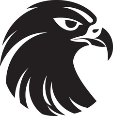 Black Vector Predator Hawk A Logo That Will Make You Proud Black Hawk Predator A Vector Logo for the Apex Predator