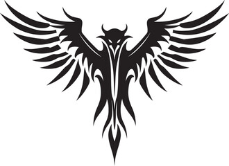 Predator Hawk A Black Vector Logo for the Victor Black Hawk Predator Logo A Vector Logo for the Champion