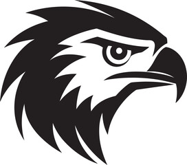 Predator Hawk A Black Vector Logo for the Lethal Black Hawk Predator Logo A Vector Logo for the Feared