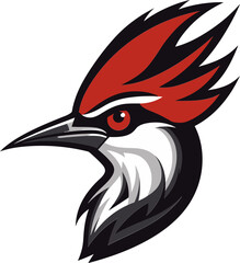 Woodpecker Bird Logo Design Black Modern Black Woodpecker Bird Logo Design Professional