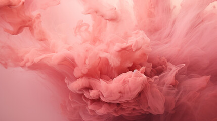 pink dust smoke abstract particles