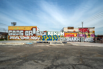 Fototapeta premium Graffiti Wall in Los Angeles, CA