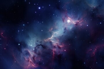 Naklejka premium Sky Nebula, Seamless Texture