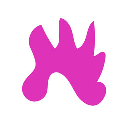 Modern simple colorful abstract shapes 