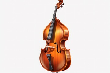 Double bass music Melodies performed by string instruments in a white background