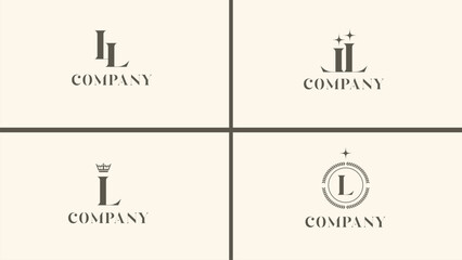 Letter L Logo Elegant Pack