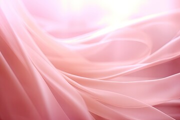 Obraz premium Abstract pink and purple curve and wave element. Pink decorative background with copy space. Peach fuzz - color of the year 2024