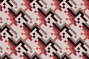 Fototapeta na wymiar Geometric seamless pattern. Abstract geometric hexagonal graphic design print 3d cubes pattern. Seamless geometric cubes pattern.