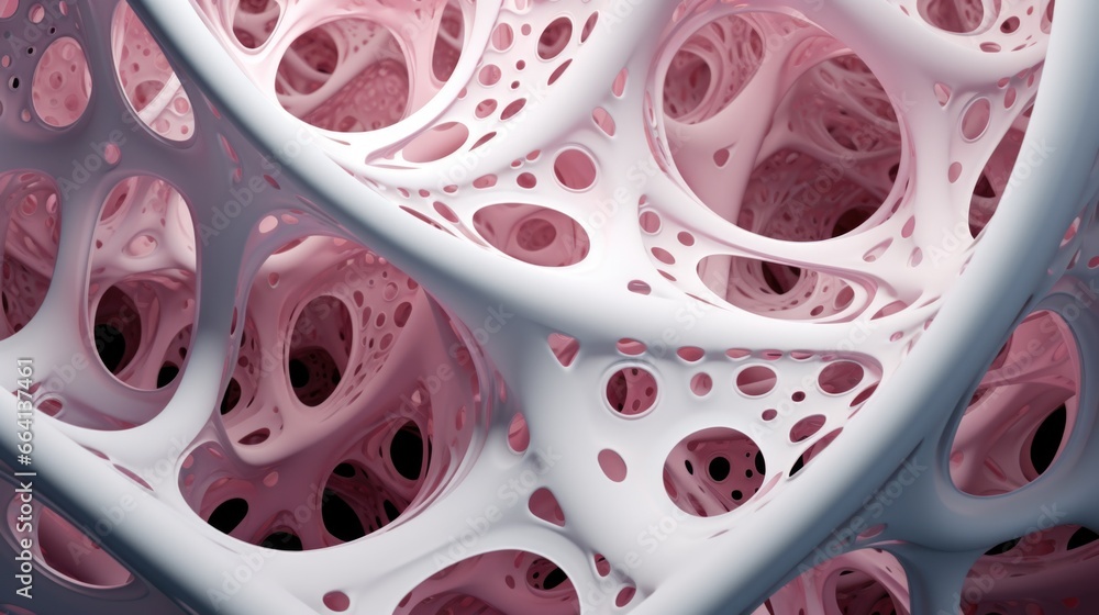 Poster A computer generated image of a spiral structure.