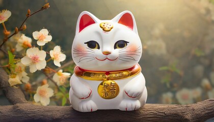 優しい可愛い招き猫