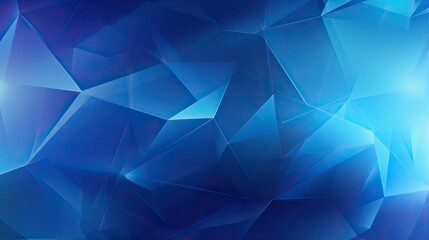 Obraz premium Abstract blue crystal background
