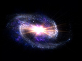 Obraz premium black hole, Planets and galaxy, science fiction wallpaper. Beauty of deep space. Billions of galaxy in the universe Cosmic art background