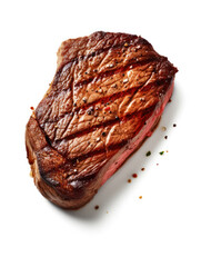 Fototapeta premium Steak Studio Shot Isolated on Clear Background, Food Photography, Generative AI