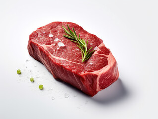 Obraz premium Steak Studio Shot Isolated on Clear Background, Food Photography, Generative AI