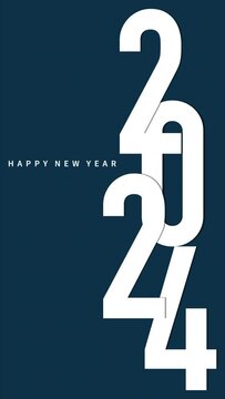 2024 Happy New Year Template Animation