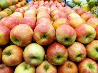 Apple for sale in the market