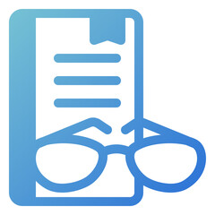 reading glass icon