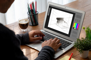 Architectural design modish software application for architect business and professional designer
