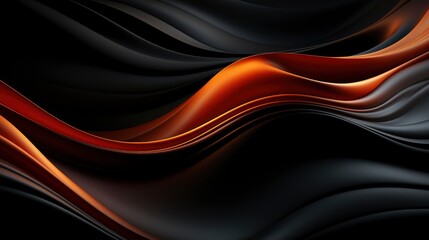 Gradient Black Background With Wavy Lines, Background Image ,Desktop Wallpaper Backgrounds, Hd