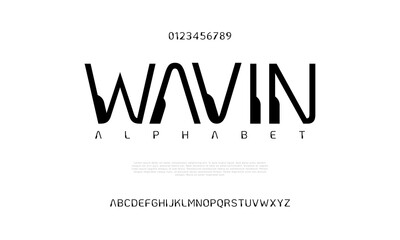 Rustoy creative modern urban alphabet font. Digital abstract moslem, futuristic, fashion, sport, minimal technology typography. Simple numeric vector illustration