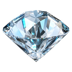 diamond precious gem isolated on transparent background - luxury, jewellery, beauty design element PBG cutout - obrazy, fototapety, plakaty