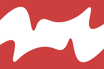 Digital png illustration of red abstract shape on transparent background