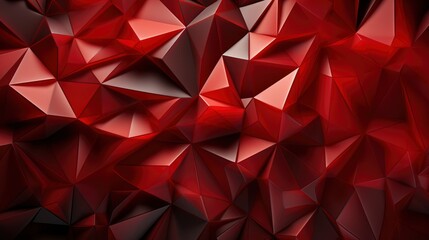 Obraz premium Red Background With Polygonal Style , Background Image ,Desktop Wallpaper Backgrounds, Hd