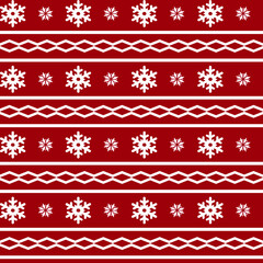 Festive Christmas Seamless Pattern Illustration