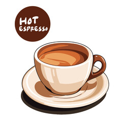 Coffee design over white background, vector illustration. Eps 10.