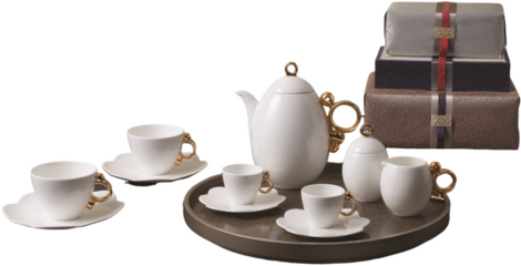 coffee cups and saucers