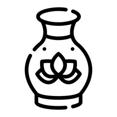 vase Line Icon