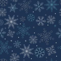Festive Christmas Seamless Pattern Illustration