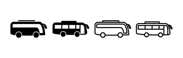 Bus icon vector. bus vector icon