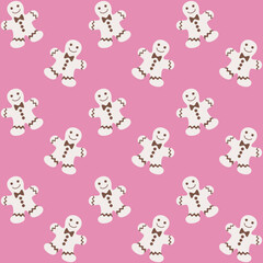Festive Christmas Seamless Pattern Illustration