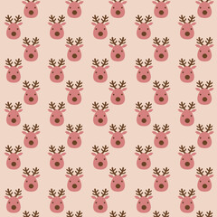 Festive Christmas Seamless Pattern Illustration