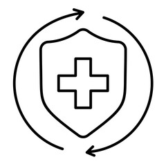 Fototapeta premium Prevention Icon