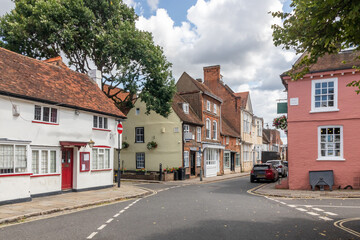 Looking down Temple Street from Temple Square, Old Aylesbury,
