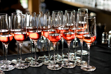 Strawberry Wine for Toasts at Wedding Reception