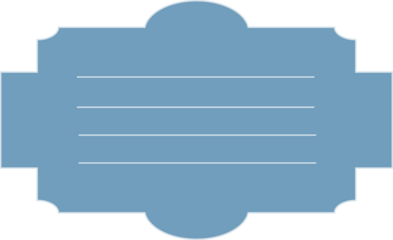 Digital png illustration of blue badge with copy space on transparent background