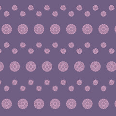 Digital png photo of pink and purple pattern of repeated shapes on transparent background