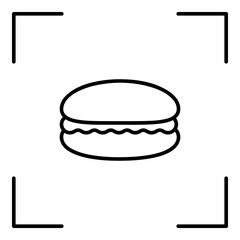 Vector illustration. Set of contour icons. Line icons of desserts and sweet food. Candy icon set, editable stroke.